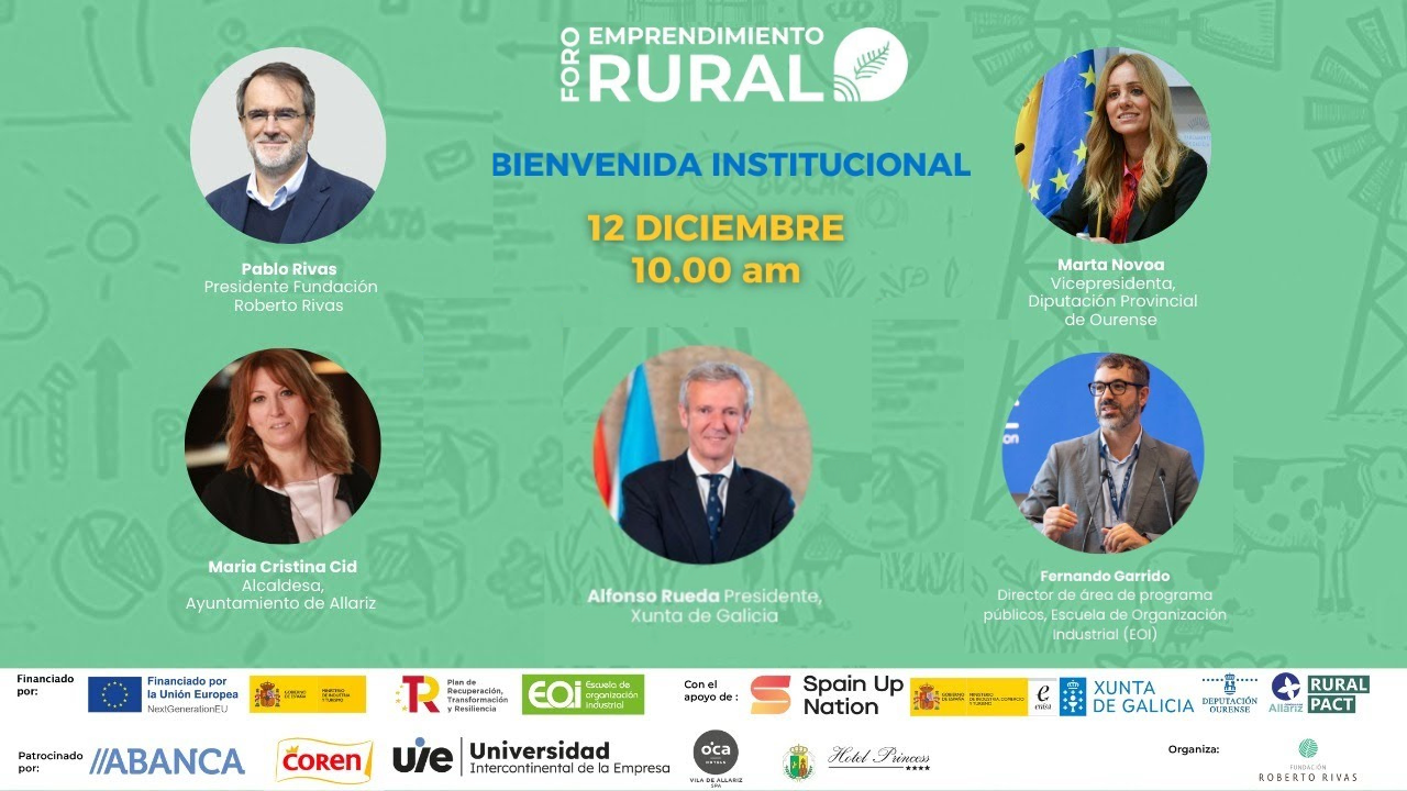 Bienvenida institucional. I Foro de Emprendimiento Rural 2024